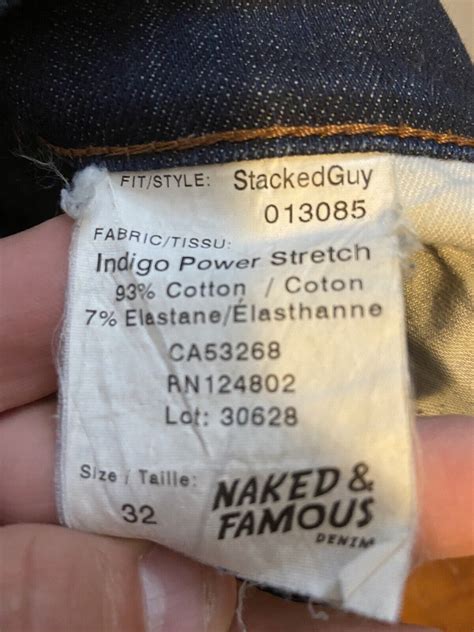 Naked And Famous Jeans Stacked Guy Gem