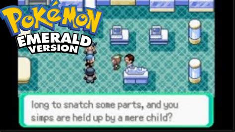 Let S Play Pokemon Emerald Part 8 Simps In Slateport Museum YouTube