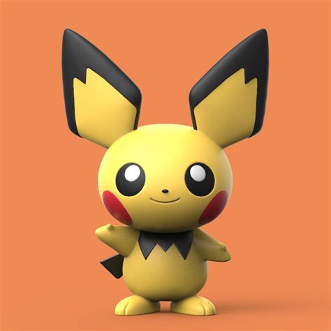 Archivo STL POKEMON EVOLUCIÓN DE PIKACHUPlan de impresión en 3D para