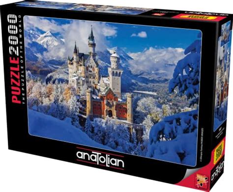 楽天市場ジグソーパズル 海外製 アメリカ Anatolian Puzzle Neuschwanstein Castle 2000