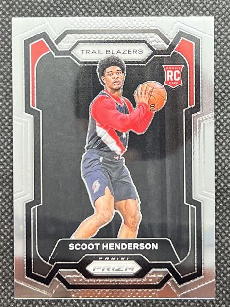 Panini Prizm Scoot Henderson Nba Rookie Card Base Rc