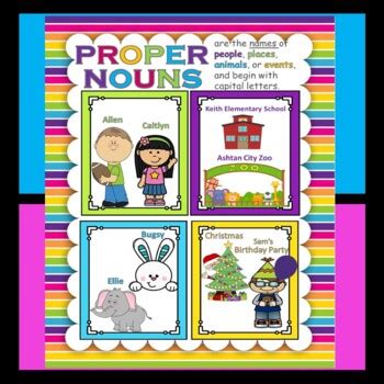 NOUNS/ Noun Worksheets / Noun Activities / Noun Anchor Charts/ Noun GAME