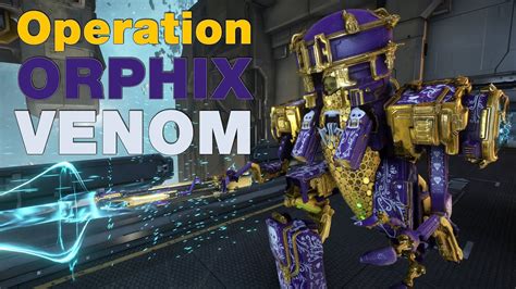 Operation Orphix Venom Warframe Gameplay Youtube