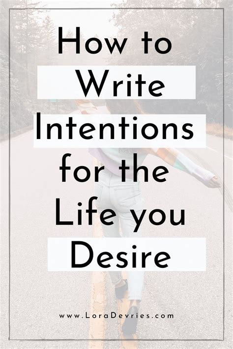 How To Set Intentions And Create Lasting Change Intention Quotes