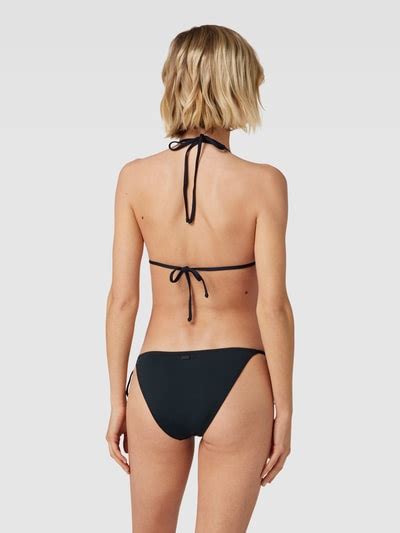 Roxy Bikini Oberteil In Unifarbenem Design Modell BEACH Black