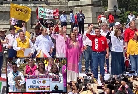 Xóchitl Gálvez recibe constancia del Frente Amplio por México