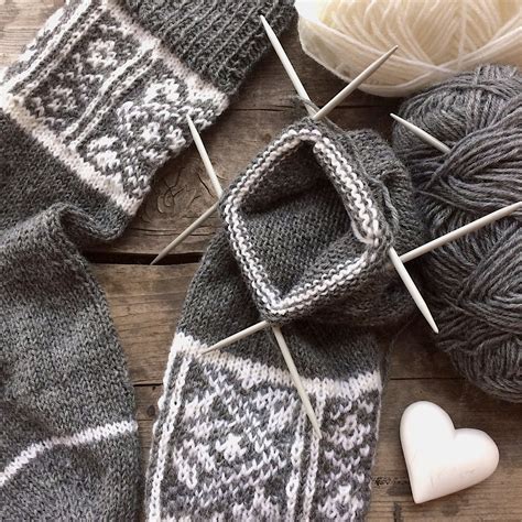 Fair Isle Socken Stricken Norweger Strickmuster Anleitung