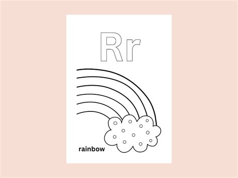 Rainbow Coloring Pages Free Printables - AnjaHome