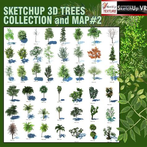 Sketchup 3d Trees Components Collection 2