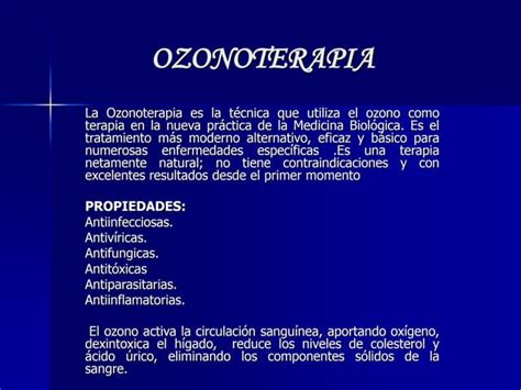 Ozonoterapia P Ppt