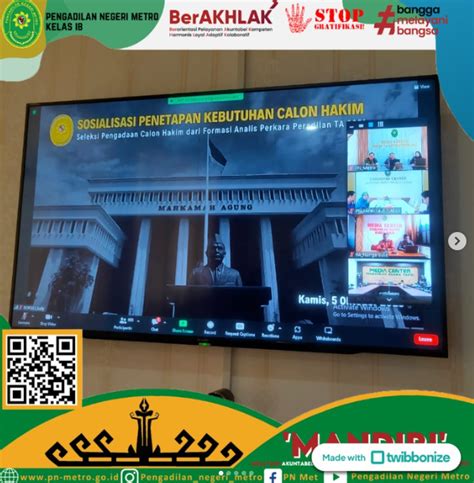 Sosialisasi Penetapan Kebutuhan Calon Hakim Formasi Ta