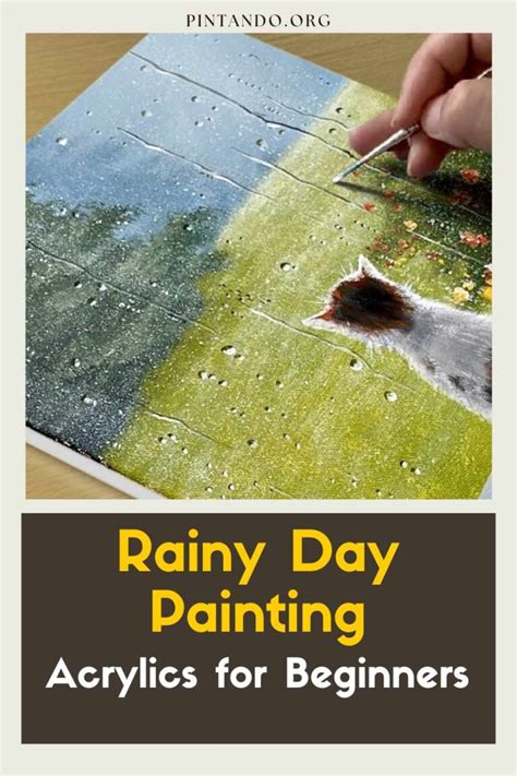 Rainy Day Painting Acrylics For Beginners