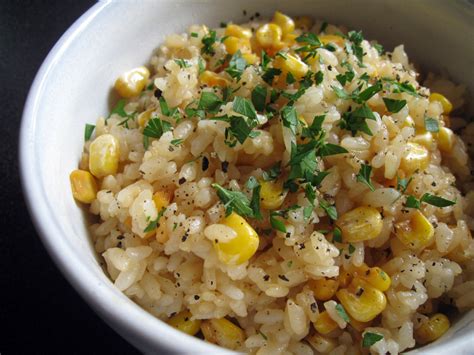 Butter Soy Sauce Corn Rice Hiroko S Recipes