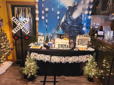 Polar Express Birthday Party Ideas Photo 4 Of 27 Catch My Party