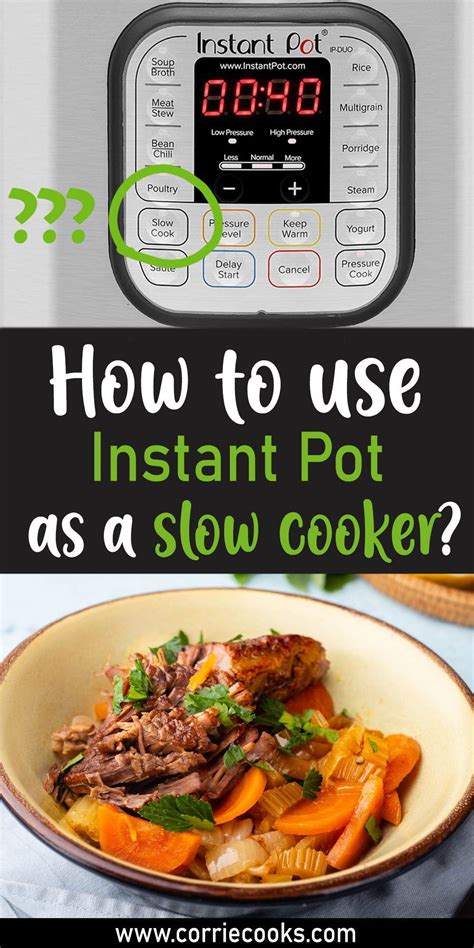 How To Use Instant Pot As A Slow Cooker 2023 Version Artofit