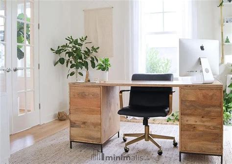 37+ Meja Kantor Minimalis - Bikin Kerja Makin Nyaman - Minimalist