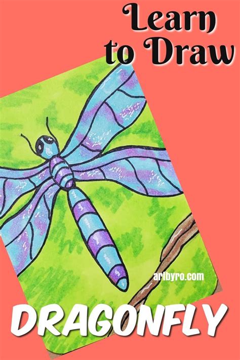 How To Draw A Dragonfly Step By Step Artofit