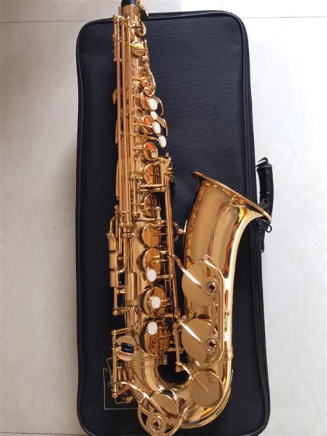 Japan 62 Original 1 1 Key Type Alto Saxophone Eb Lacquered Gold Professional Alto Sax Saxofone