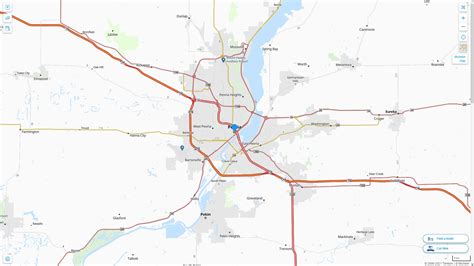 Peoria, Illinois Map