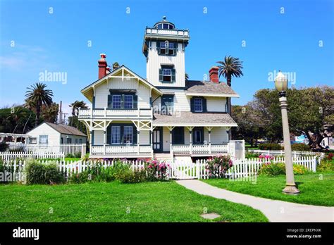 San Pedro Los Angeles California Point Fermin Lighthouse San Pedro