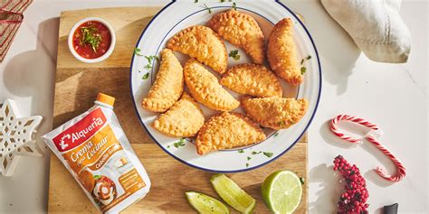 Empanadas de chorizo y pollo cremoso Alquería