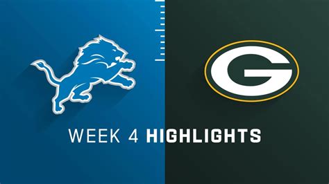 Game Highlights: Packers vs. Lions | Week 4