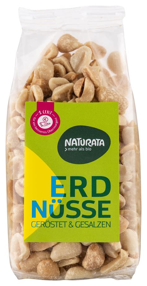 NATURATA Bio Erdnüsse geröstet und gesalzen 8 x 125g online kaufen