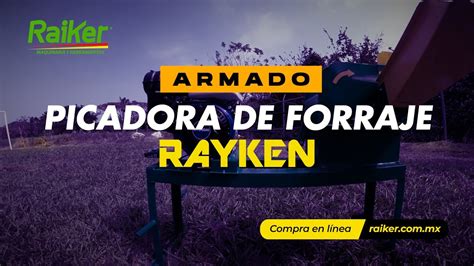 Te Ense O Como Armar Tu Picadora De Forraje Rayken Rkp Motor