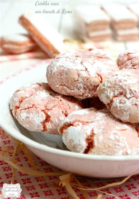 crinkles roses aux biscuits de Reims Blog Zôdio Biscuit de