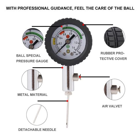 Buy Pointer Type Barometer Precision Rustproof Metal Pressure Gauges Sports Game Auxiliary