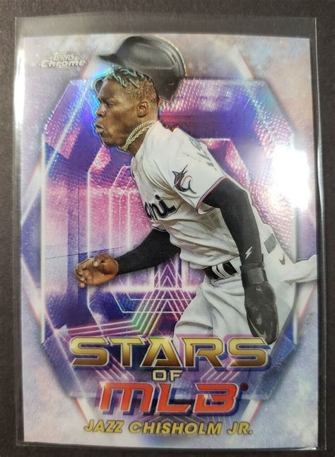 Topps Series Jazz Chisholm Jr Stars Of Mlb Chrome Refractor