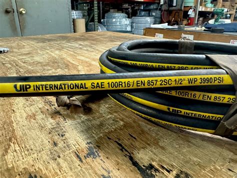 NEW 1 2 SAE 100 R16 25ft Two Wire Hydraulic Hose 3 990 PSI