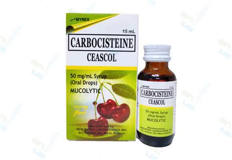 Buy Carbocisteine 50mg ML Ceascol Cold Cough Medicines