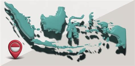 3d Indonesia Map Vectors & Illustrations for Free Download | Freepik