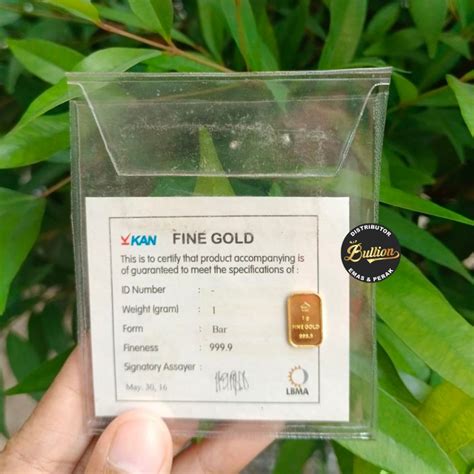 Jual LM Antam 1 Gram Emas Antam 1 Gram Emas Antam Antam Press Certicard