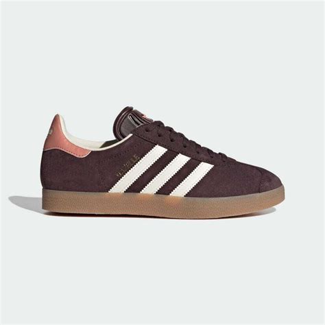 Adidas Originals Gazelle W Shadow Brown Cream White Gum Women S