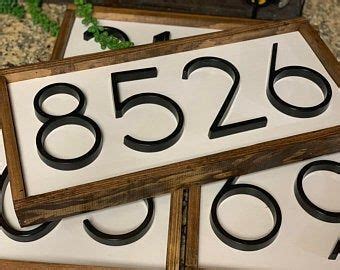 House number sign wood | Etsy | Custom wood signs, House number sign ...