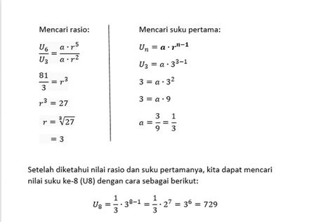 Rumus Deret Geometri Beserta Pengertian dan Contoh Soalnya