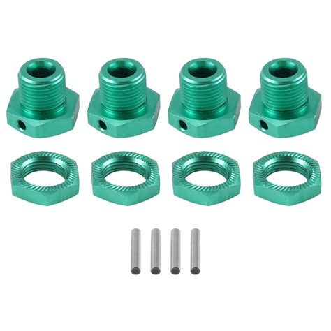 Metal Mm Wheel Hex Hub Adapter With Nut For Arrma S Typhon