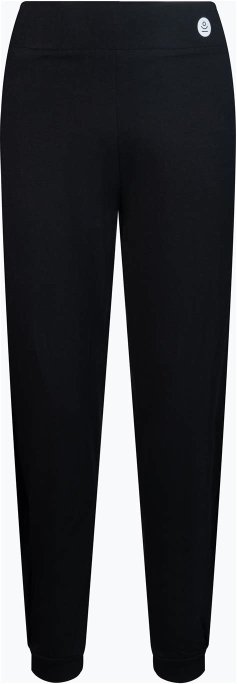 Moonholi Spodnie Do Jogi Crescent Open Sweatpants Black Sky Czarny