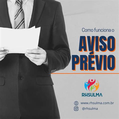 Como Funciona O Aviso PrÉvio E Quais Os Tipos DisponÍveis Rhsulma