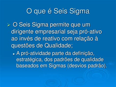 Ppt Introdu O Ao Processo Seis Sigma Powerpoint Presentation Free