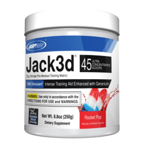 Buy USPLabs Jack 3D Pre Workout Powder 250 G Rocket Pop In Dubai Abu