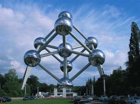 Atomium In Brussels By Engineer Andre Waterkeyn And Architects Andre