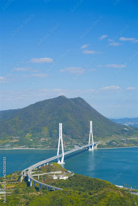 Tatara Bridge Of Shimanami Kaido Japanshikokuehime Prefecture