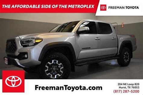 2022 Toyota Tacoma 4wd Trd Off Road 11933 Miles Celestial Silver