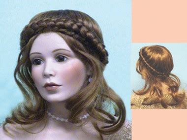 Lorraine Wig Lt Peach Blonde Size 10 11 Doll Peddlar