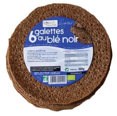 Petites galettes de blé noir les p tites Breizh BIO Biobleud x 6 360