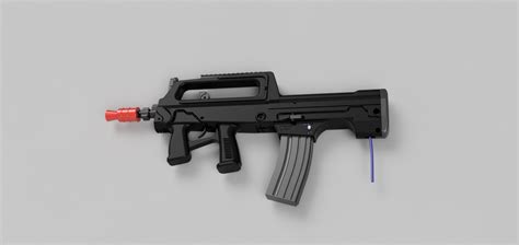 Stl Datei Qbz 97b Hpa Airsoft By Benen3d・modell Zum Herunterladen Und