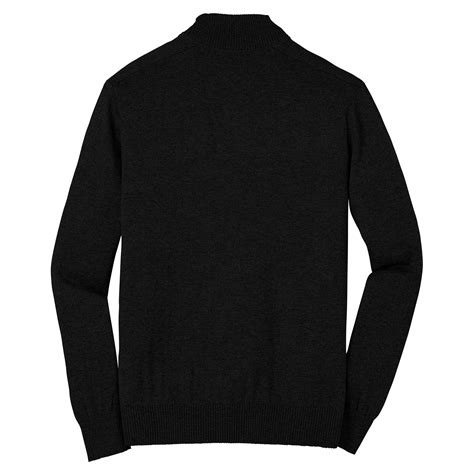 Port Authority Sw290 12 Zip Sweater Black Full Source